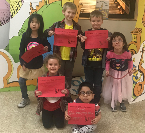 Southwest Elementary 1st Graders Earn POR Awards