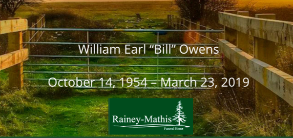 In Memory of William Earl “Bill” Owens