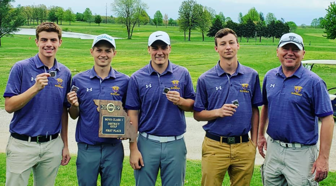 Bloomfield Wildcats Golf Team Wins 3rd Straight District Title