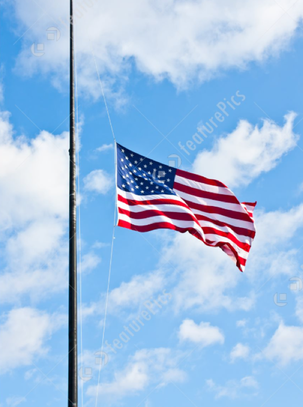 Fly the United States Flags at Half-Staff From Sunrise Until Noon on Monday, May 27, 2019 for Memorial Day