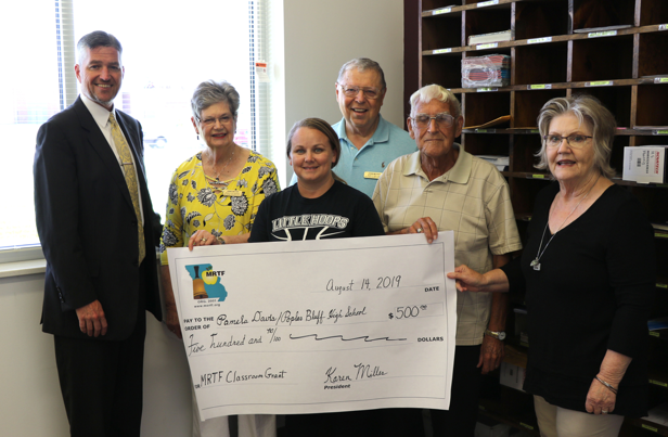 MRTF Awards $500 Grant to PBHS teacher