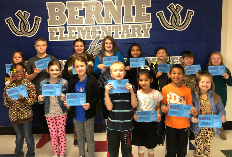 Bernie Students Earn Positive Office Referral Awards