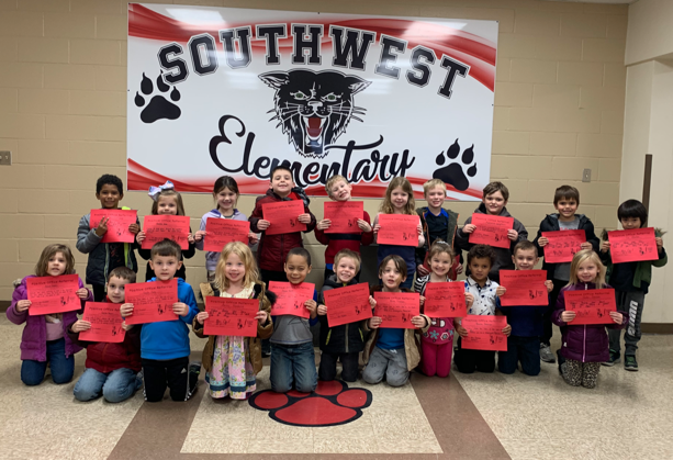 Kindergarten Positive Office Referrals at S.W. Elementary