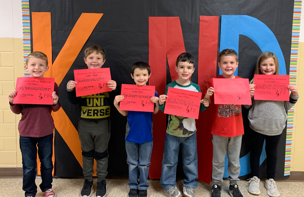 First Grade Positive Office Referrals at S. W. Elementary