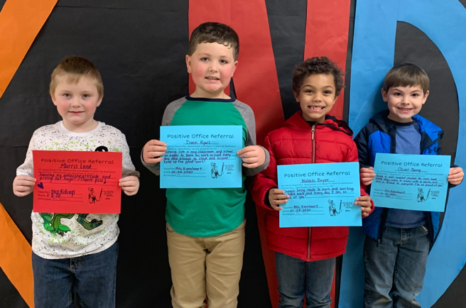 First Grade Positive Office Referrals at Southwest Elementary