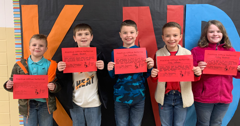 Southwest Elementary 2nd Grade Positive Office Referral Awards