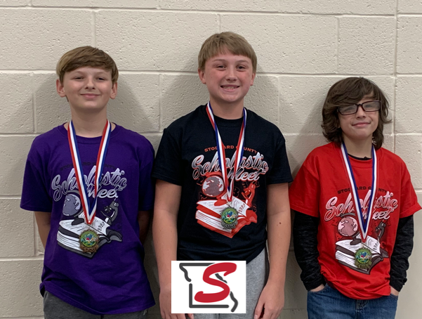5th Grade 2020 Scholastic Meet Math Winners