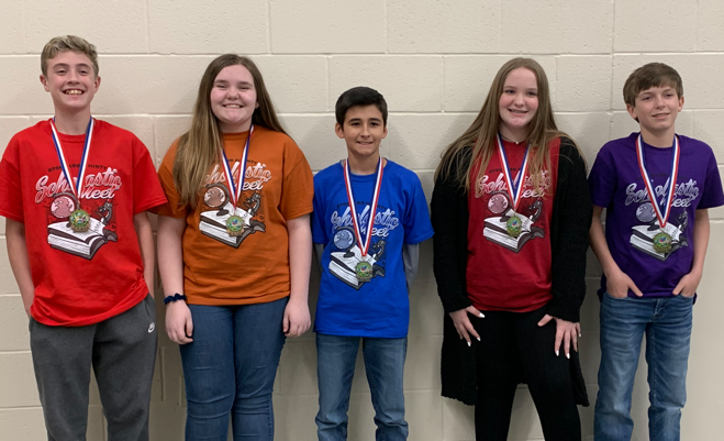7th Grade 2020 Scholastic Meet Math Winners