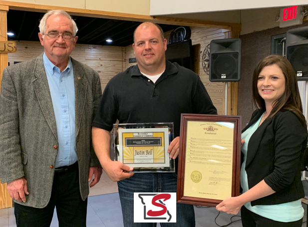 Justin Bell is the 2020 Bloomfield Chamber Department of Public Safety Personnel of the Year