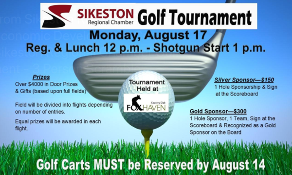 Sikeston Regional Chamber of Commerce Golf Tournament