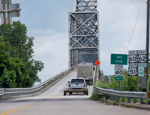 2020 Bridge Closure US 60/62 South of Cairo, Illinois