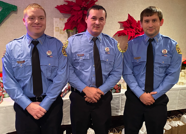 Dexter Firefighters Receive 5 Year Pins