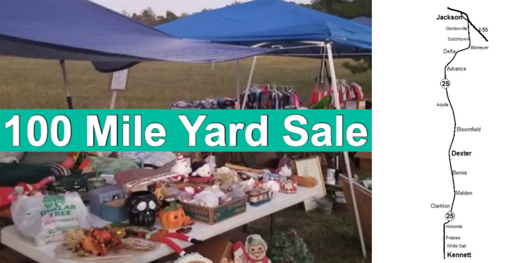 23rd Annual 100 Mile Yard Sale Brings Money to Local Businesses