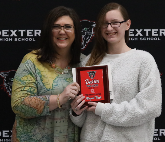 2021 Dexter High School PLTW Computer Science Award