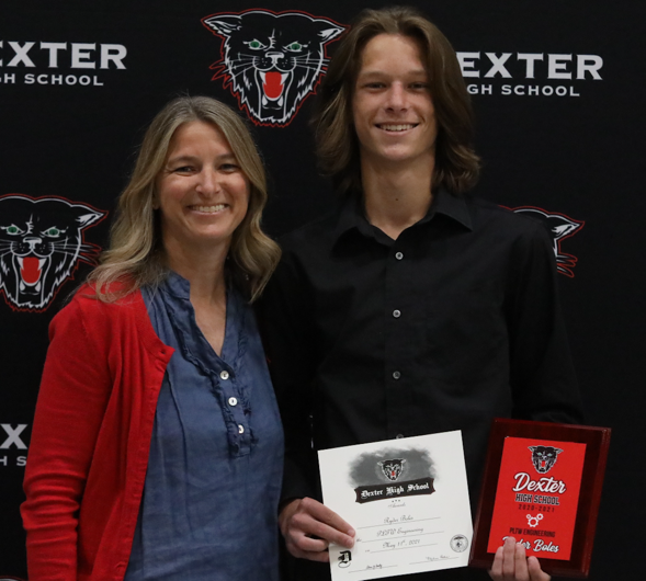 2021 Dexter High School PLTW Engineering Award
