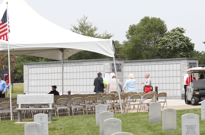 Missouri Veterans Cemetery at Bloomfield Dedicates New Columbarium Wall