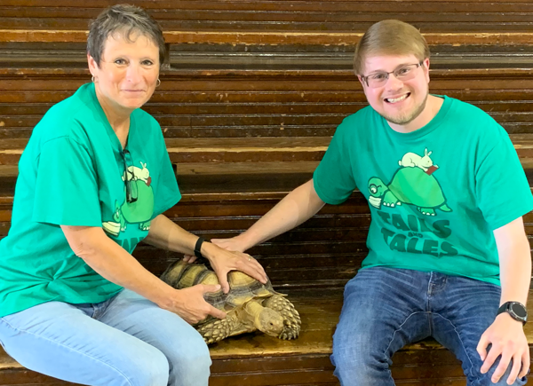 Turtle Time at the Keller Public Library Tails and Tales Summer Reading Program