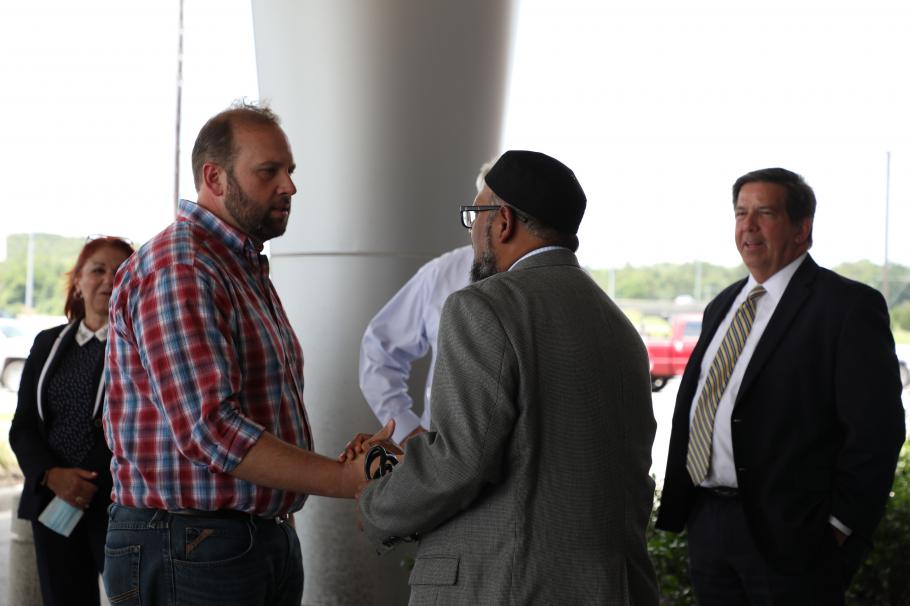 Congressman Jason Smith Views Tornado Damage in Dexter