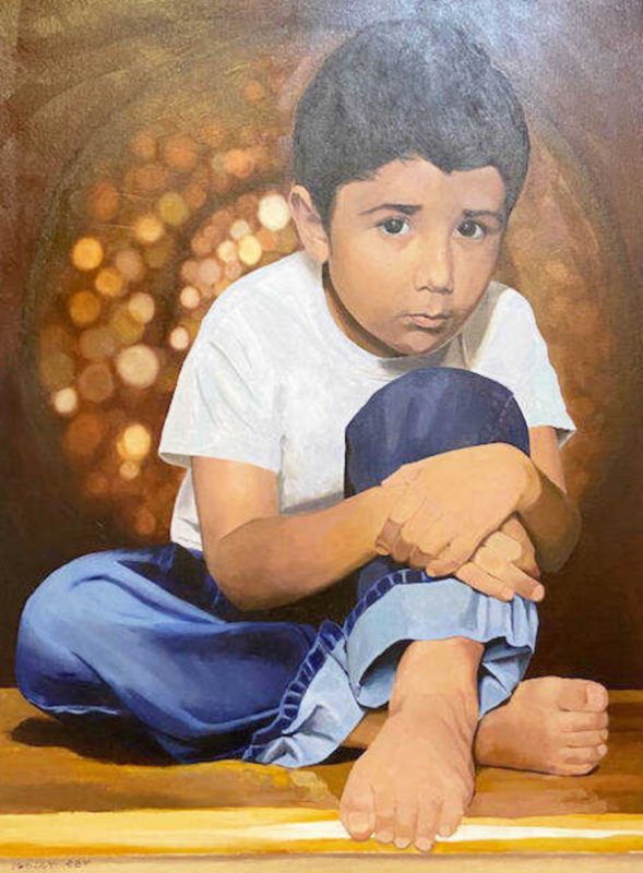 BEST IN SHOW: Oil on canvas. Leslie Eby,
