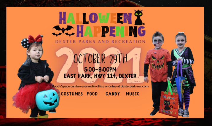 Dexter Parks and Recreation Halloween Happening at East Park