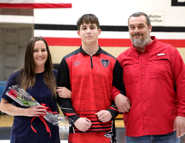 DHS 2022 Wrestling Senior Night Featuring Andrew Morgan
