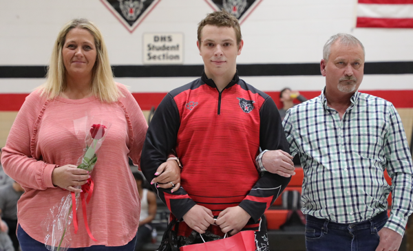 DHS 2022 Wrestling Senior Night Featuring Austin Stieferman