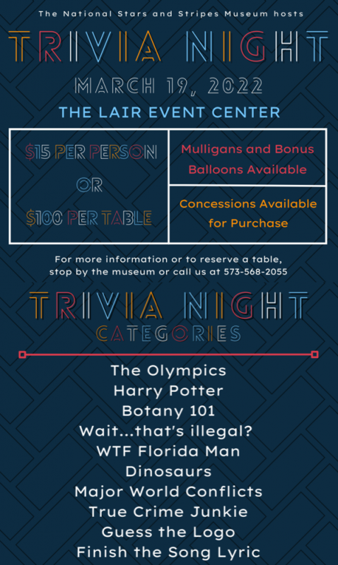 National Stars and Stripes Museum Trivia Night