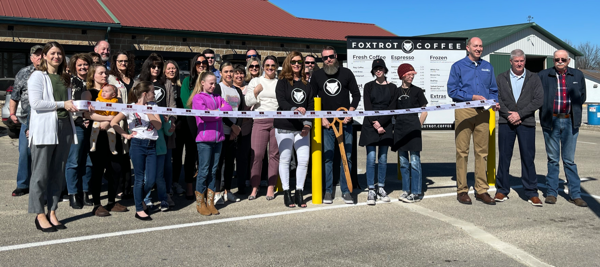 Ribbon Cutting Held for Foxtrot Coffee