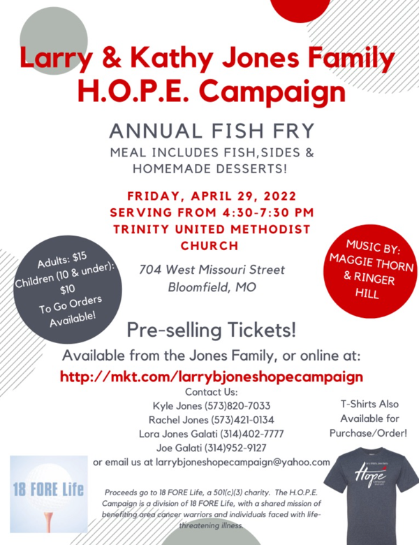 Larry & Kathy Jones Family H.O.P.E. Campaign