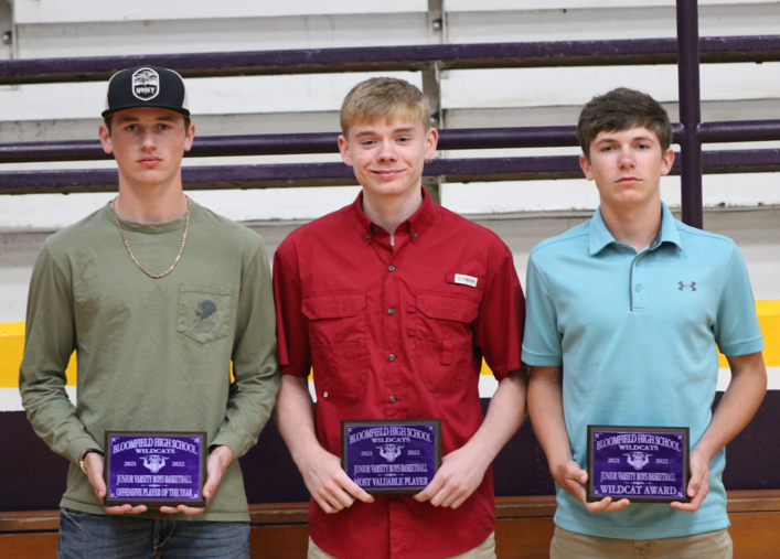 Bloomfield High School 2022 Junior Varsity Basketball Awards