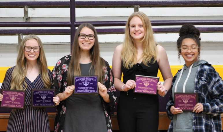 Bloomfield High School 2022 Softball Awards