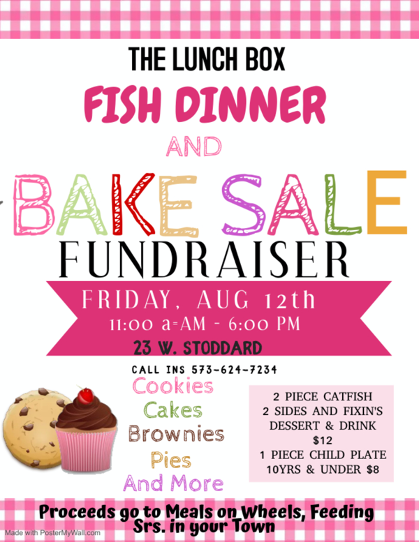 Lunch Box to Host a Fish Dinner and Bake Sale Fundraiser