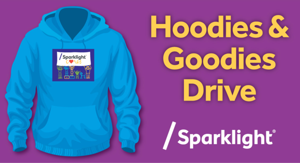 Donate a Hoodie!  Help Raise Money! Sparklight Cares!