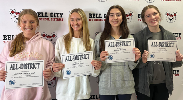 Athletes at Bell City Schools make All-District Volleyball Team