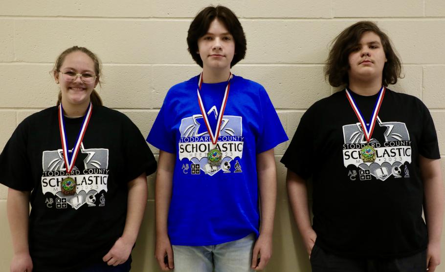 2023 Stoddard County Scholastic Meet General Achievement Grade 8 Winners