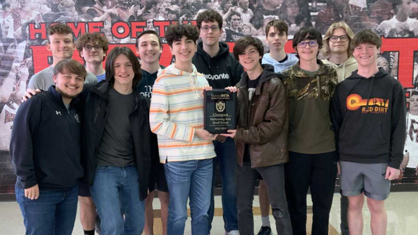 DHS Performing Arts - Small Group Earns 1st Place at Sr. Beta Convention