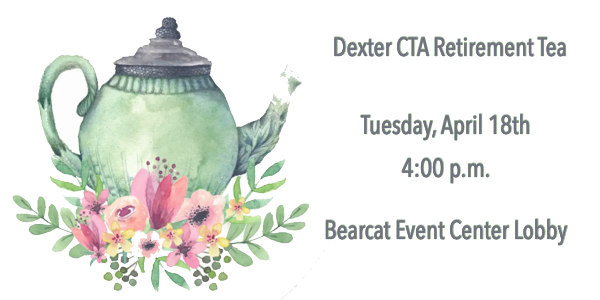 Dexter CTA Retirement Tea Set for April 18th