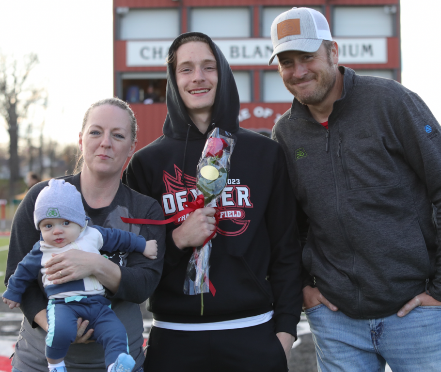 2023 DHS Track Senior Night Featuring Logan Josupait