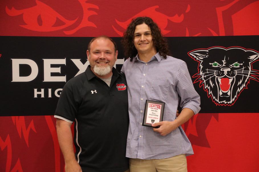 2022-2023 DHS Awards Assembly - Boys' Weightlifting - Nolan Alford