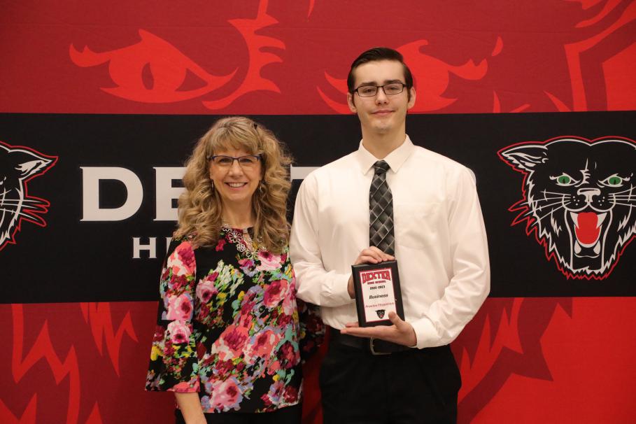 2022-2023 DHS Awards Assembly - Business Award - Preston Fitzpatrick