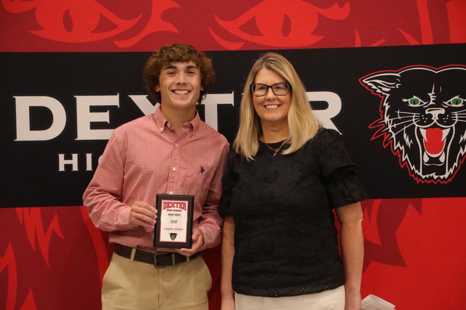 2022-2023 DHS Award Assembly - CCE Award - Logan Jones