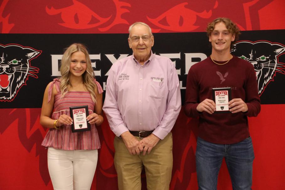 DHS 2023 Awards Assembly - American Legion Male and Female Award