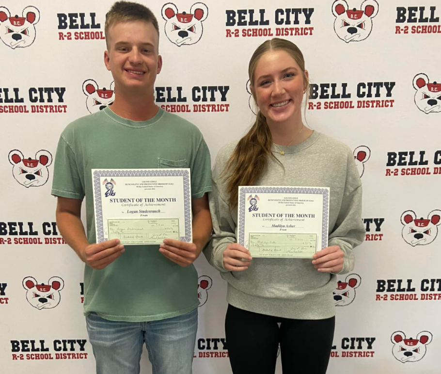 Dexter Elks Students of the Month