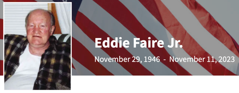 In Memory of Eddie E. Faire Jr.