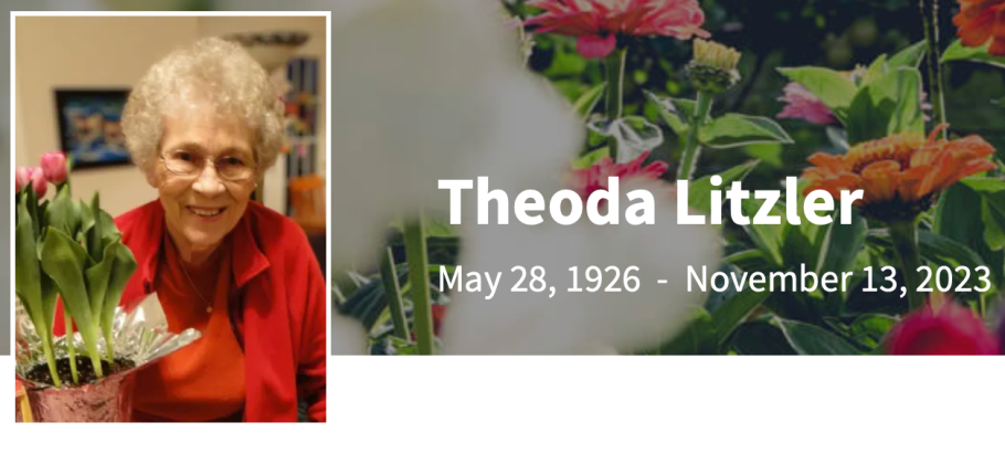 In Memory of Theoda Litzler