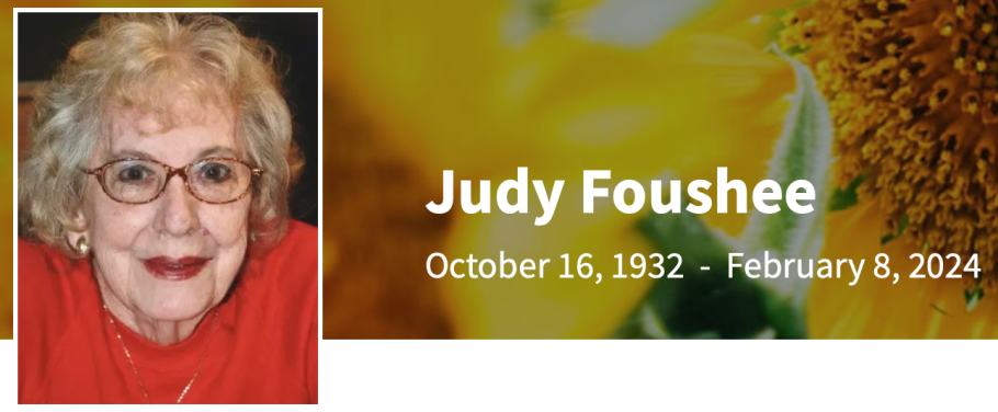In Memory of Julia Ann “Judy” Foushee