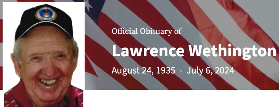 In Memory of Virgil Lawrence Wethington