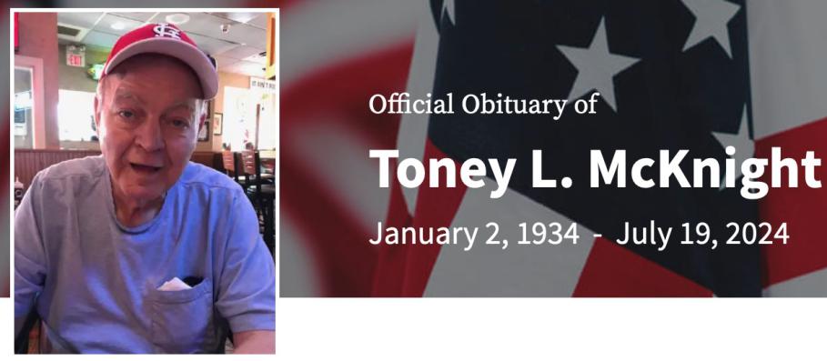 In Memory of Toney L. McKnight