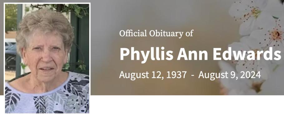 In Memory of Phyllis Ann Edwards