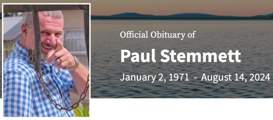 In Memory of Paul Stemmett
